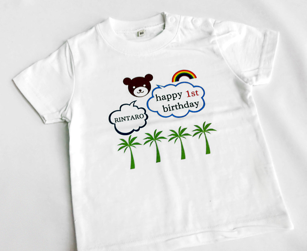 ファーストバースデーに贈るTシャツ