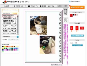 裏表紙にも写真をレイアウト