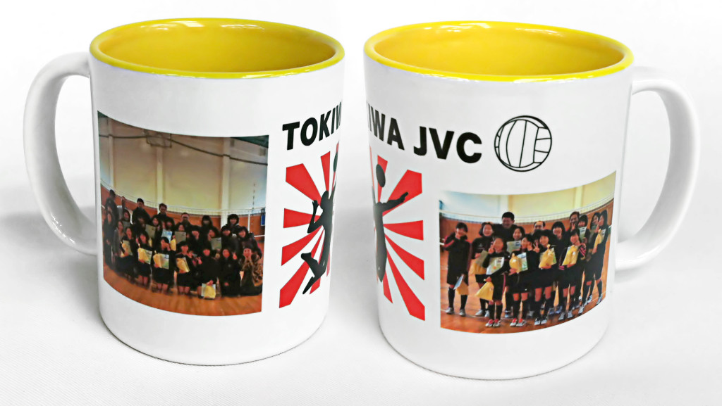 チームメイトとの思い出をマグカップに！