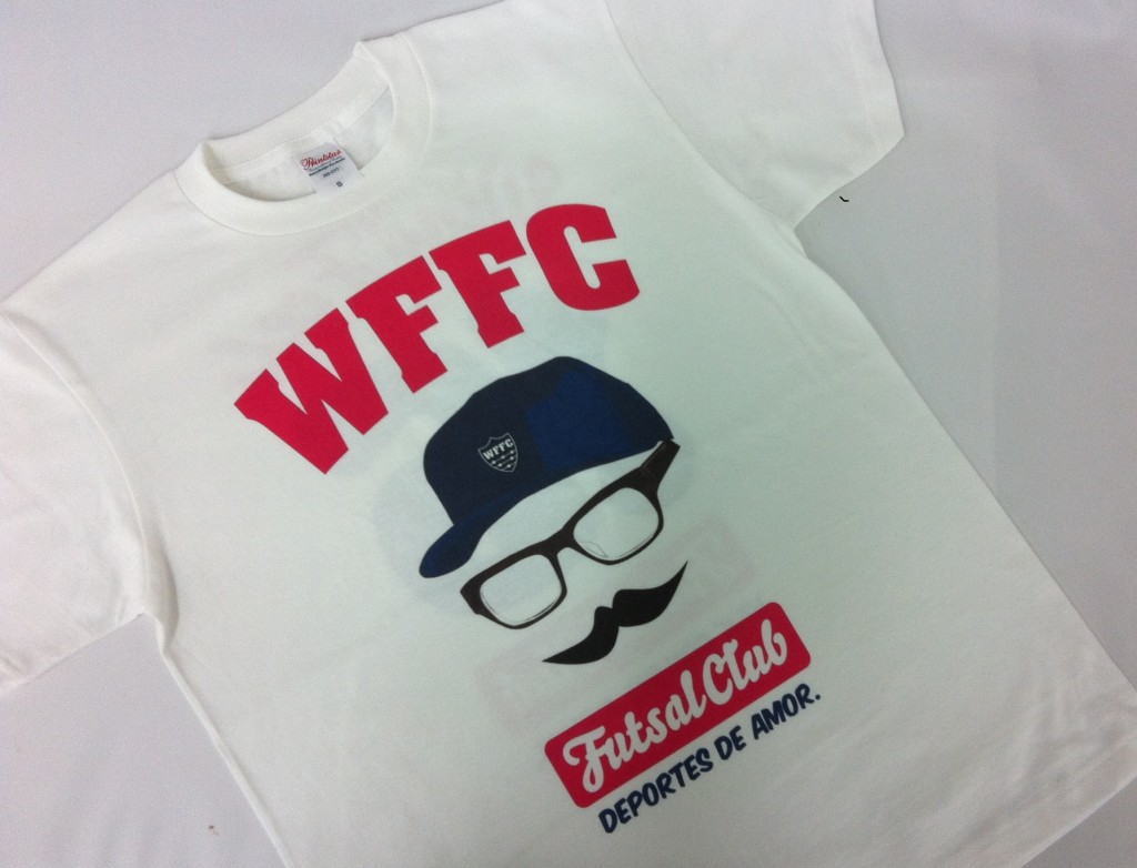 フットサルクラブのTシャツ