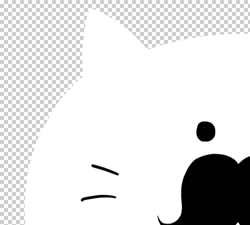背景透過の画像です